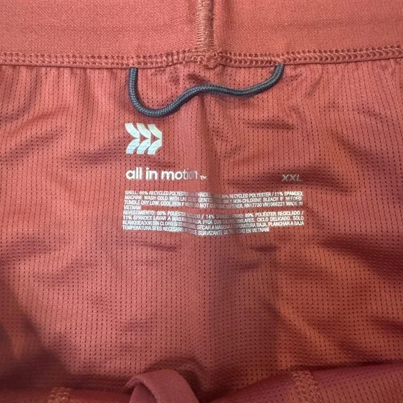 All‎ in Motion Running Shorts Athletic Lightweight Comfort Stretch XXL NWT - Picture 5 of 7